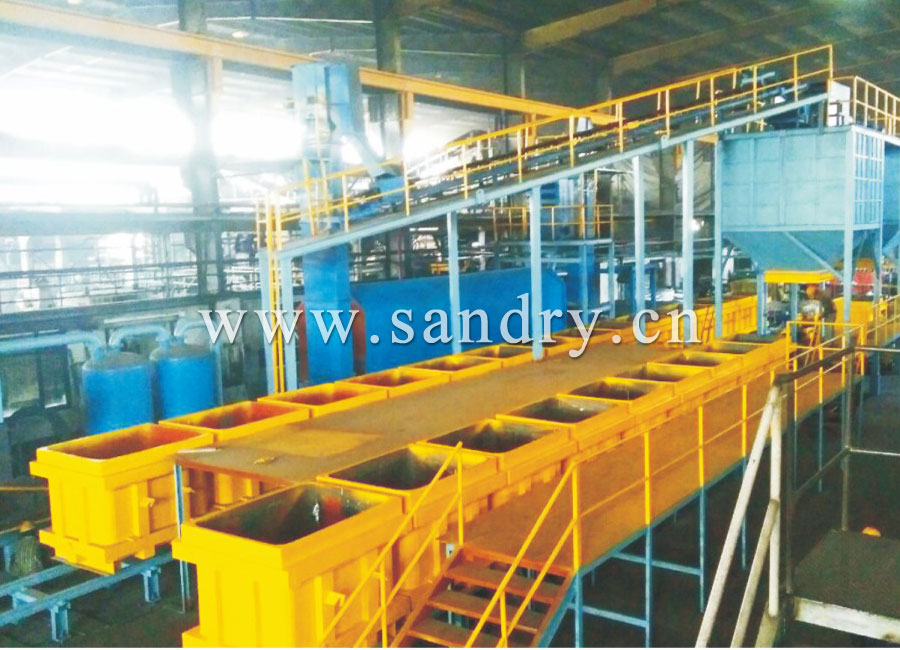 印度隐没模自动出产线