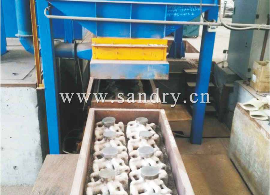 覆膜砂壳型埋砂造型